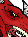 Un Dragon rouge